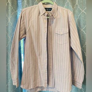 Ralph Lauren Mens Striped Button Down Shirt